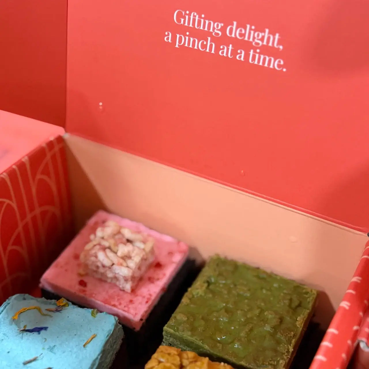 Assorted halal brownies by Pinch Bakehouse for school and corporate bazaars in Singapore