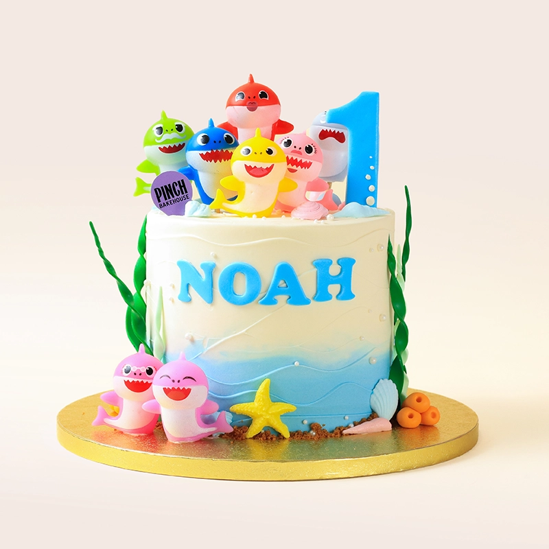 Baby Shark Birthday Cake
