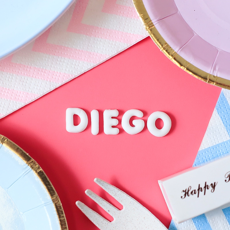 Mini Fondant Letterings (Maximum 10 Letters)