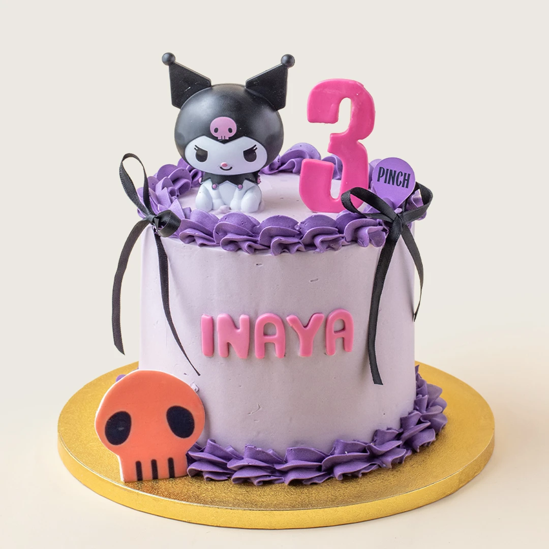 Kuromi Vintage Cake with Ribbons
