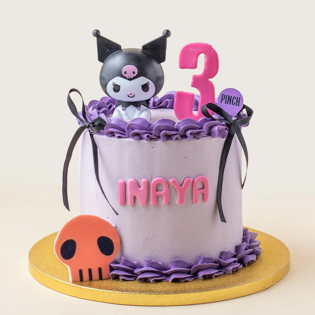 Kuromi Vintage Cake with Ribbons