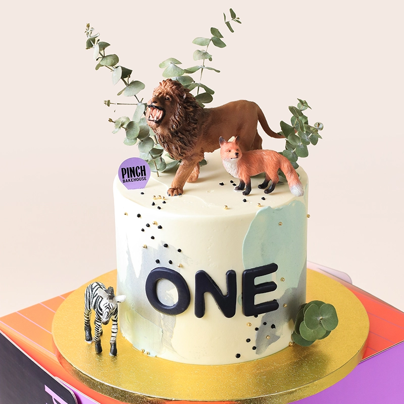 Realistic Safari Birthday Cake