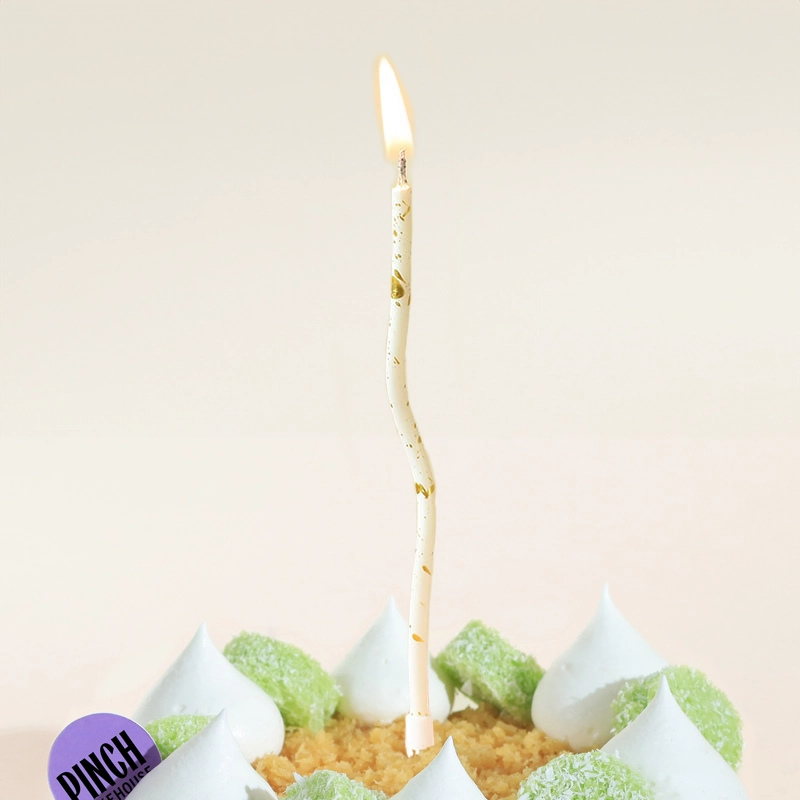 White Wavy Candle