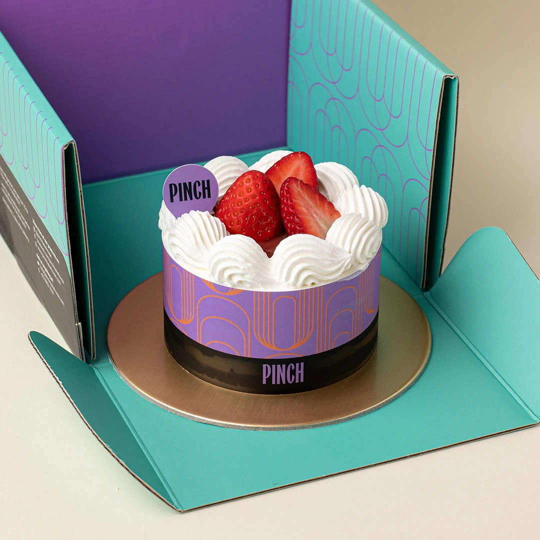 Strawberry Fields Cake (4" Inches)