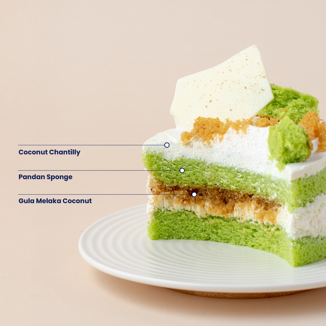 Signature Pandan Ondeh Ondeh Classic Mini Cake