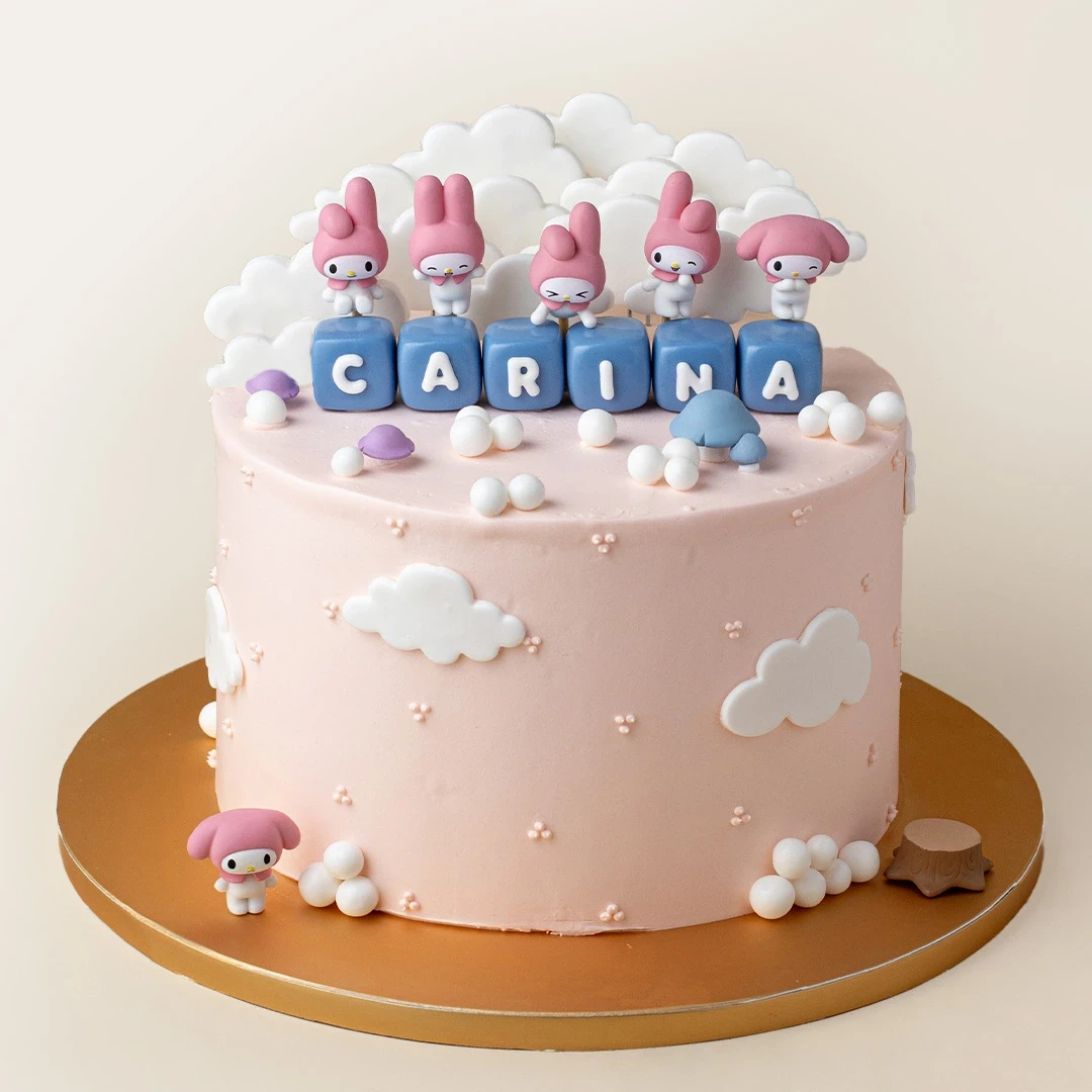 My Melody Inspired Birthday Cake