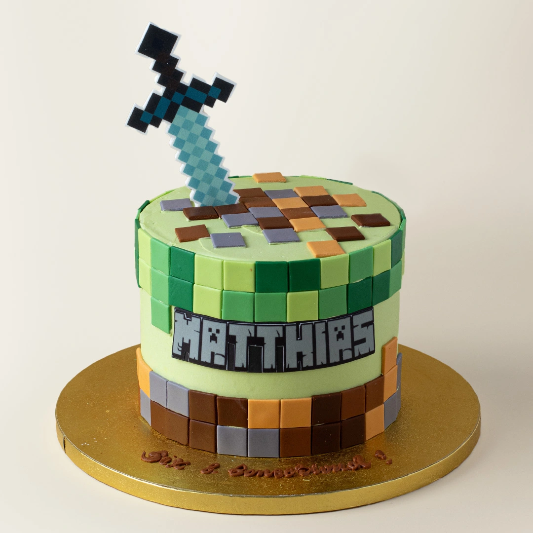 Minecraft Sword Cake