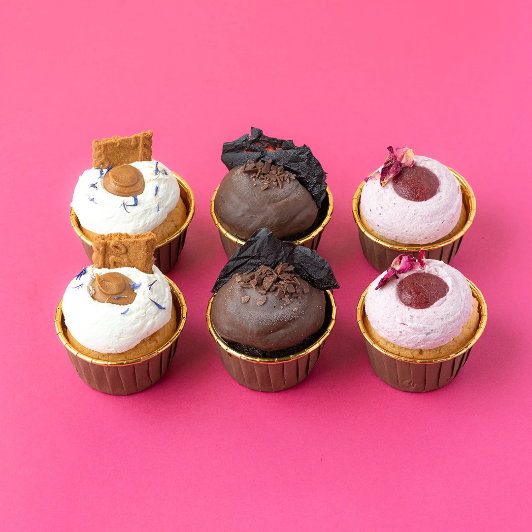 Mixed Cupcake Selection (6 pieces)