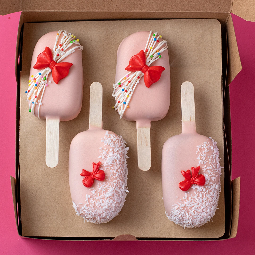 Cake Pops (Pink - 4 pieces)