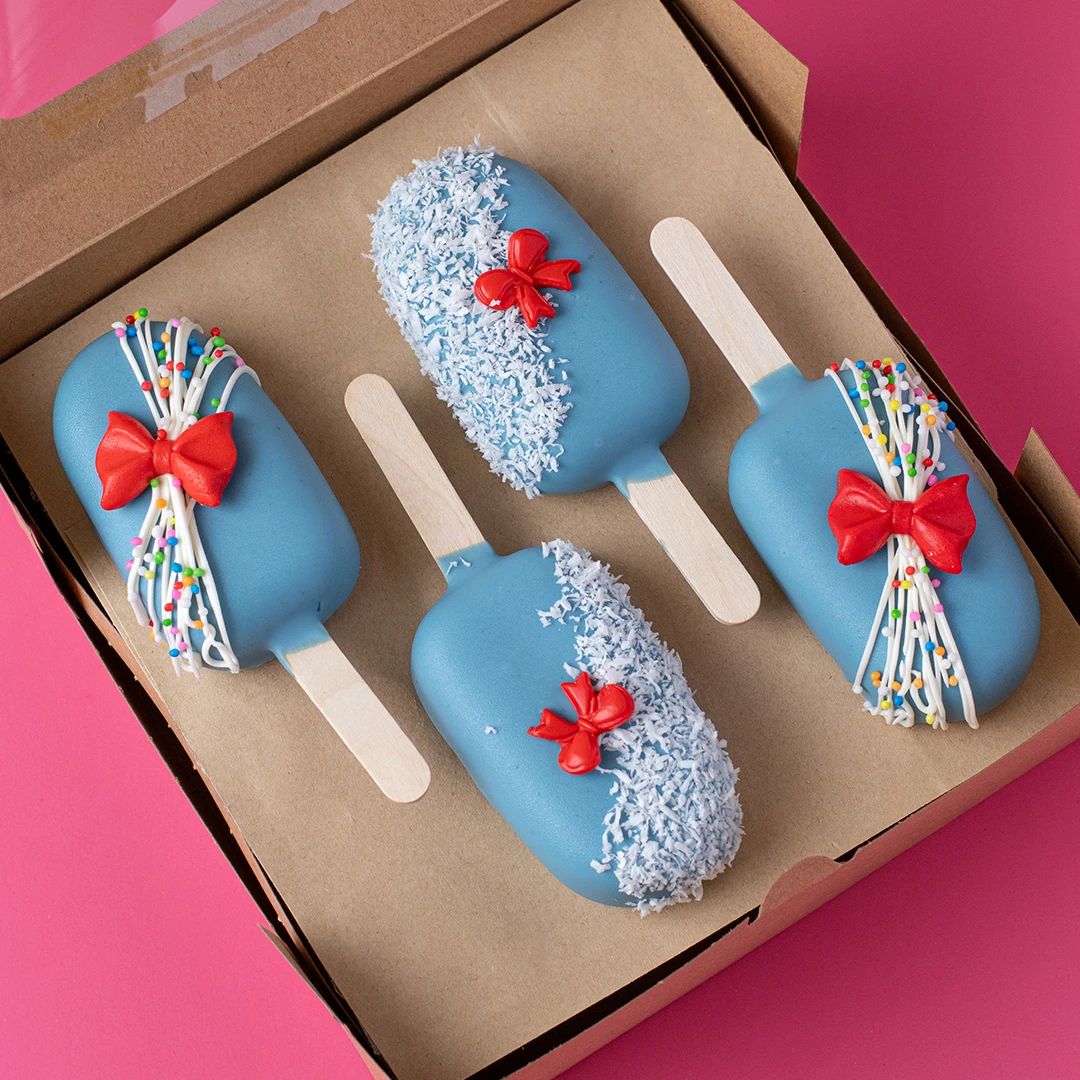 Cake Pops (Blue - 4 pieces)