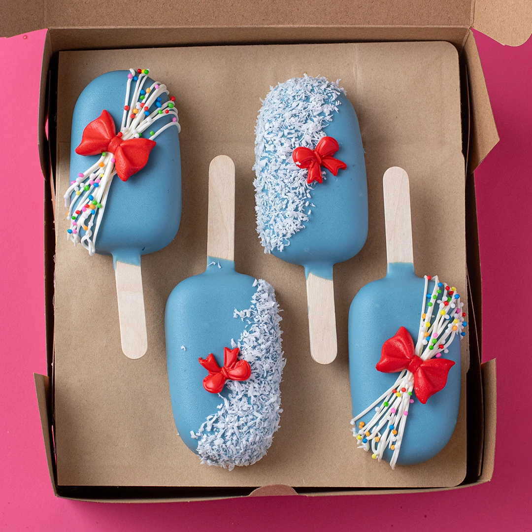 Cake Pops (Blue - 4 pieces)