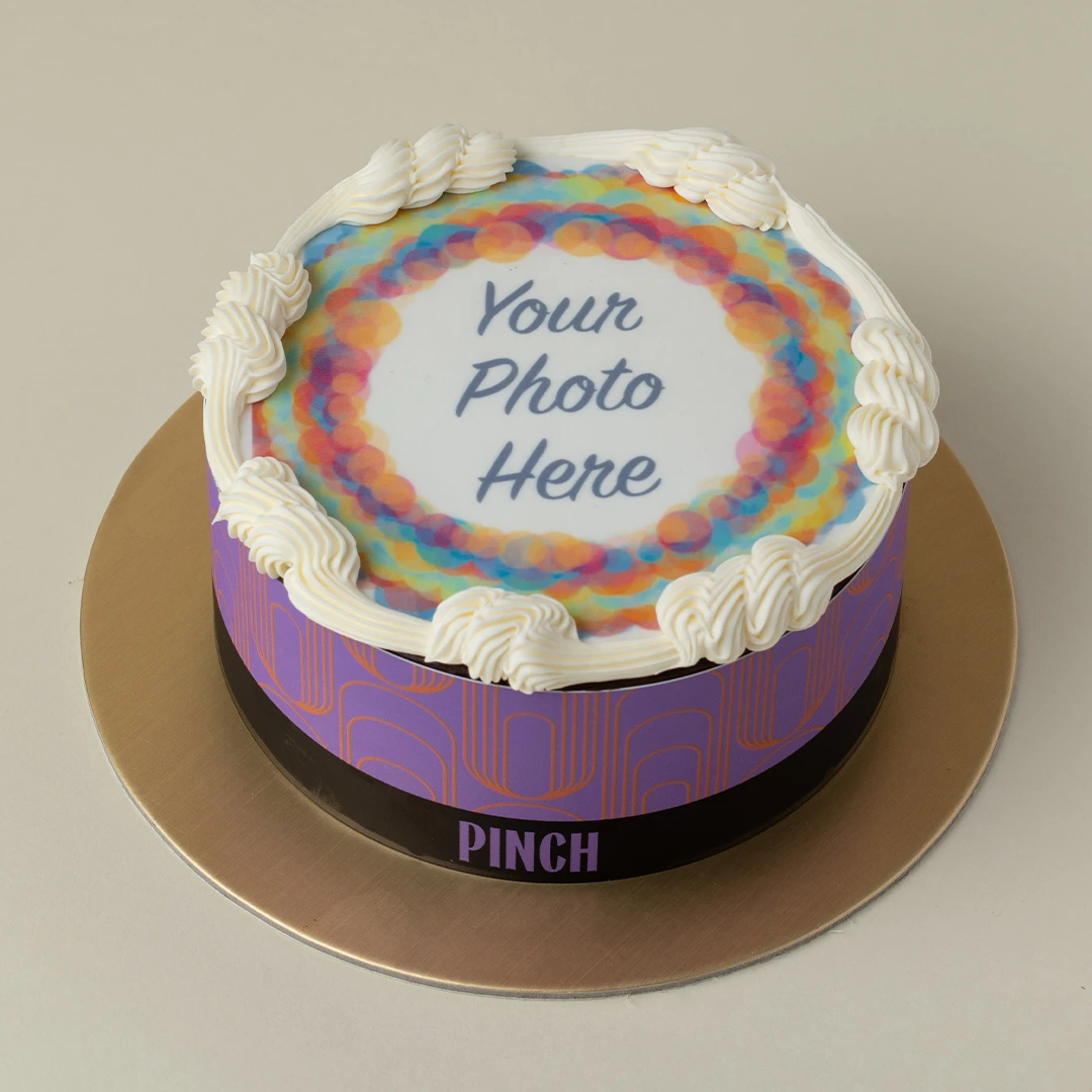 Edible Photo Printed Cake