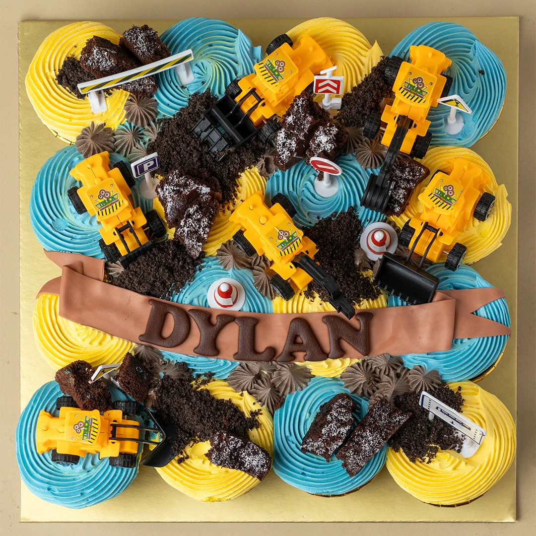 Pull-apart Assorted Cupcakes (Construction)