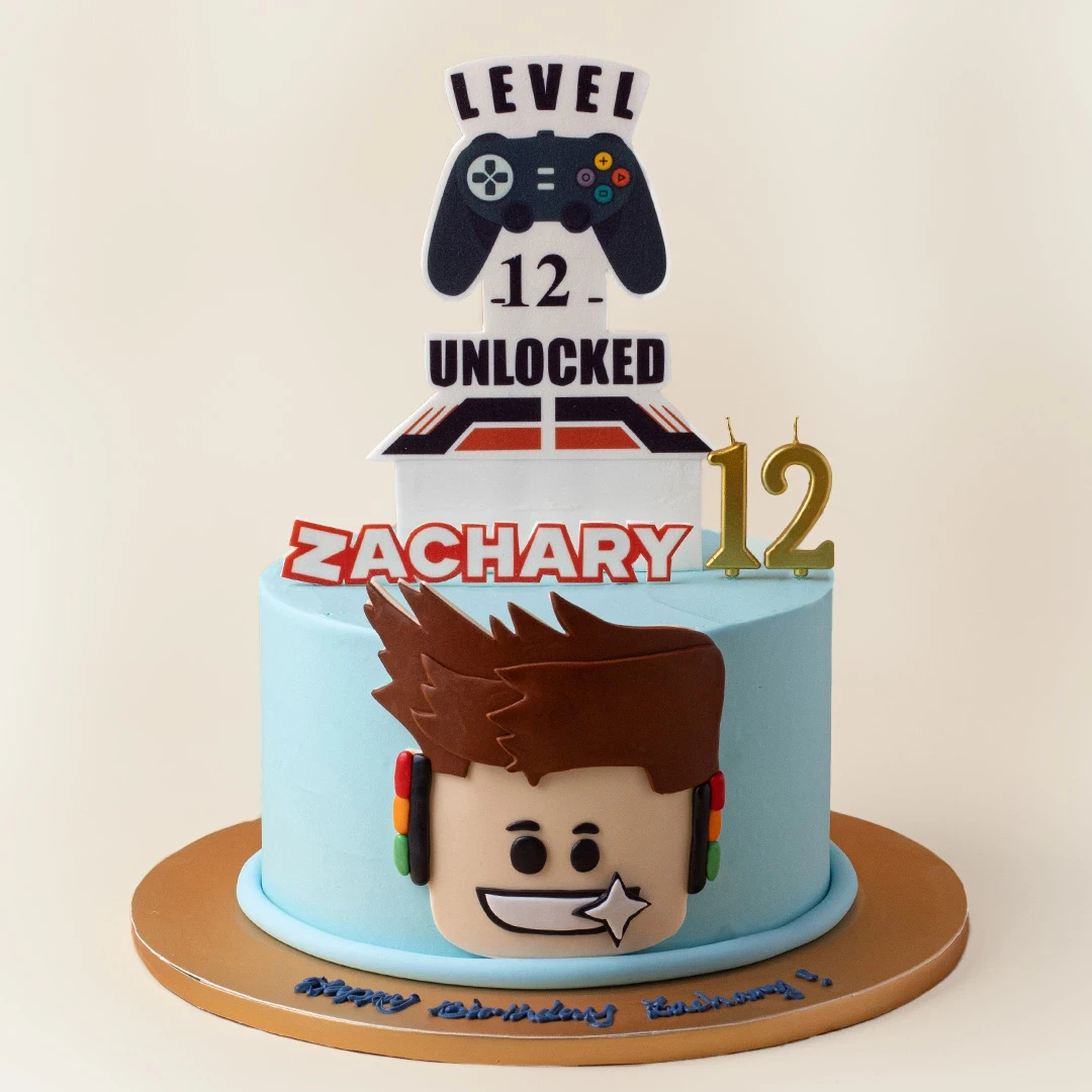 Roblox Boy Birthday Cake