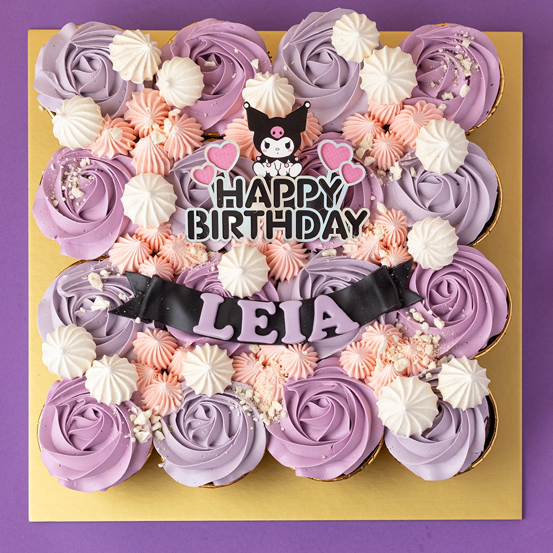 Kuromi Pull-apart Cupcakes
