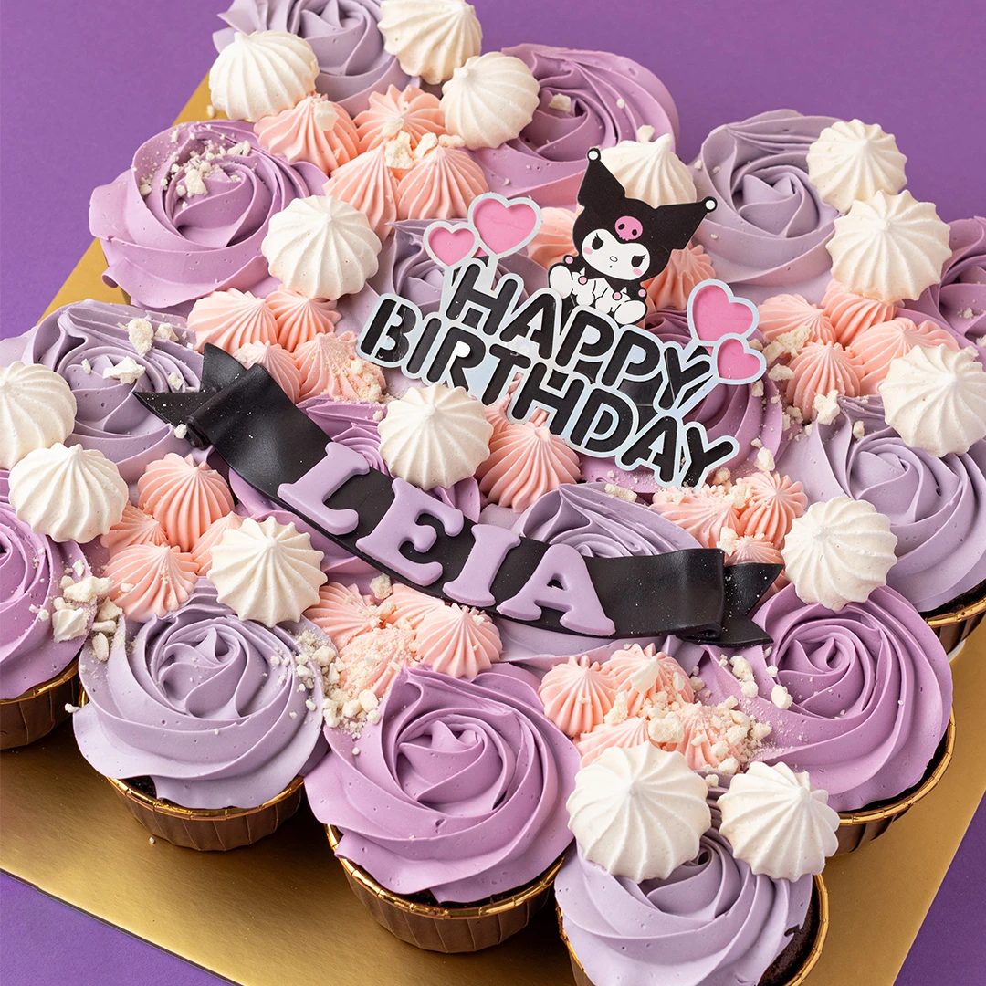 Kuromi Pull-apart Cupcakes