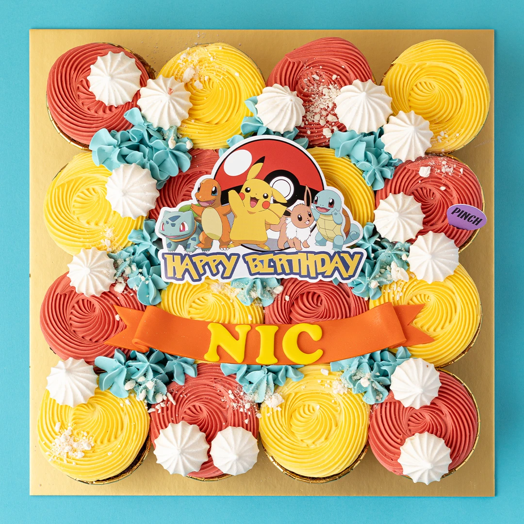Pokemon Pull-apart Cupcakes