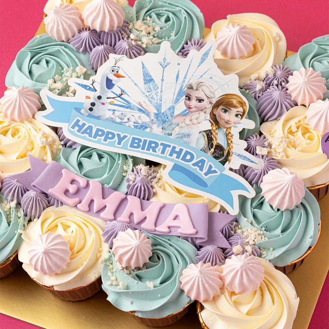 Frozen-themed Pull-apart Cupcakes
